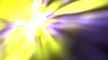 The colorful light spreads in a continuous swirl, looking modern.