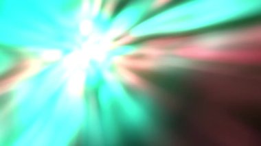 The colorful light spreads in a continuous swirl, looking modern.