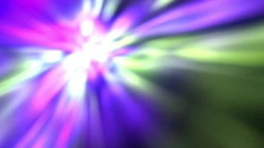 The colorful light spreads in a continuous swirl, looking modern.