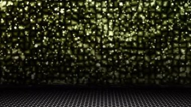 The wavy, curved surface continually reflects the light.