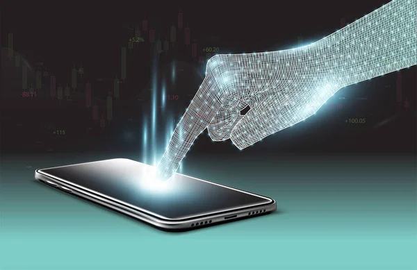 Cep telefonunun ekranına bir el kondu ve bir ışık söndü..