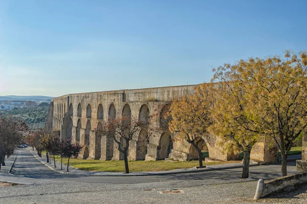 Starý Akvadukt Podzimní Krajině — Stock fotografie