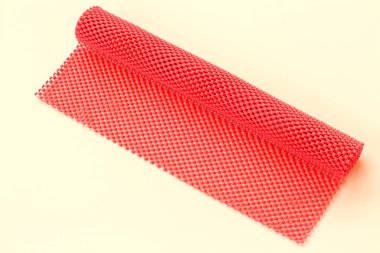 Lastik paspas beyaz arkaplanda izole edildi