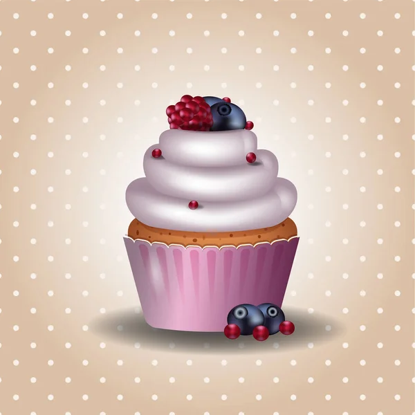 cupcake, vector illustration, icon element background