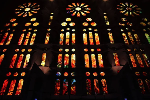 Interiören Kyrkan Staden Barcelona — Stockfoto