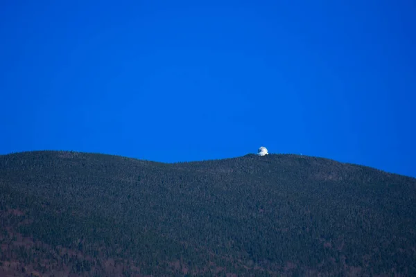 View Mountain Observatory Hilltop Evening Sky — Stock Photo, Image