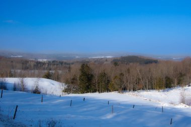 Kış manzaralı manzara 