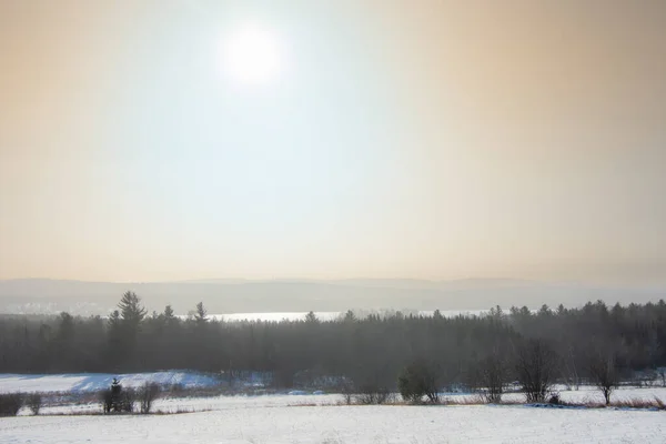 Paesaggio Invernale Vista Panoramica — Foto Stock