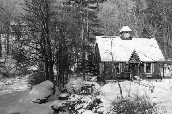 Scenic View Winter Village — Stok fotoğraf