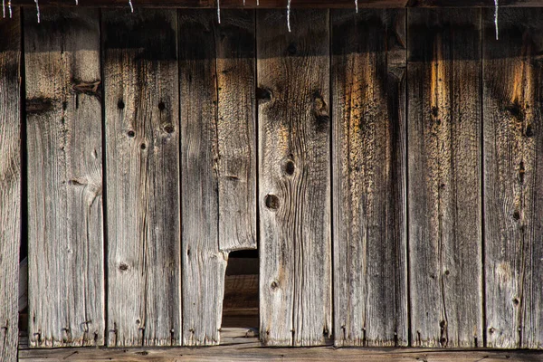 Farm Barn Village Winter — Fotografia de Stock