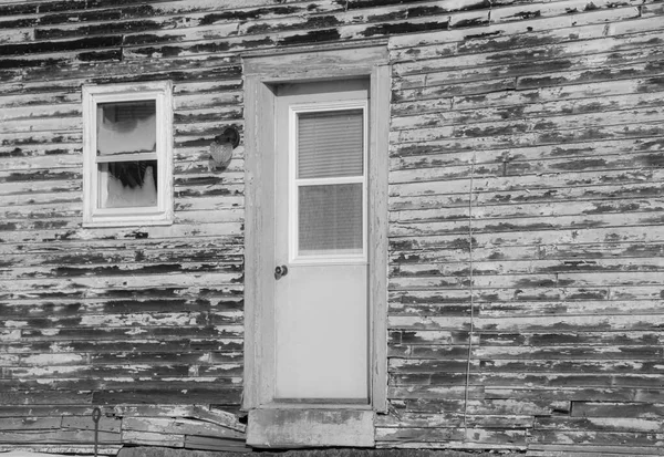 Old House Winter Village — Fotografia de Stock