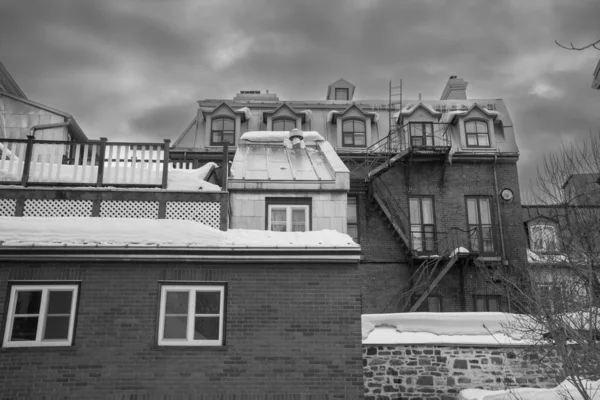 Vista Fachada Edifício Cidade — Fotografia de Stock