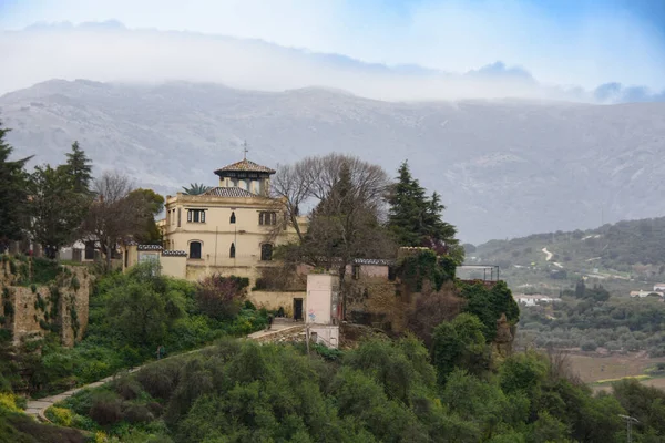 Favolose Scogliere Del Centro Storico Ronda Andalusia Spagna — Foto Stock