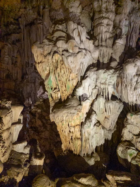 Κοντινή Προβολή Της Υφής Του Σπηλαίου — Φωτογραφία Αρχείου