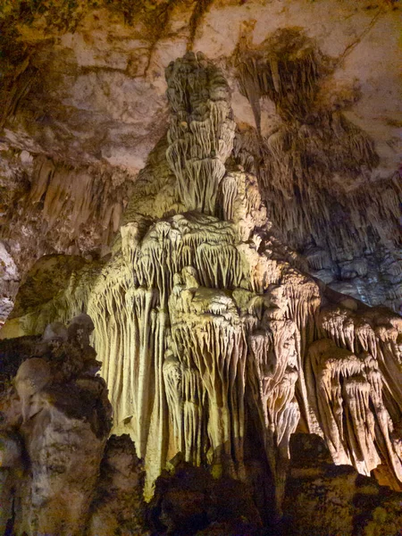 Vue Rapprochée Texture Grotte — Photo