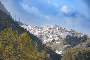İspanya 'nın Alora şehrinin manzarası