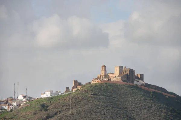 Castillo Ciudad Vieja Del Alora España — Foto de Stock