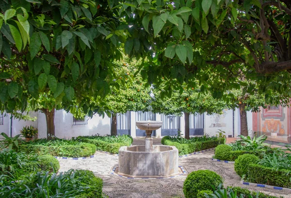 Alcazar de los Reyes Cristianos, Cordoba, Endülüs, İspanya 'nın güzel bahçeleri