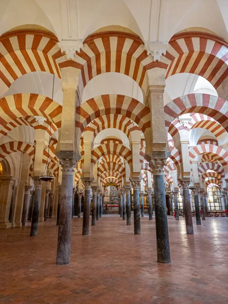 Pohled Velkolepou Katedrálu Mešity Cordoba Andalusie Španělsko — Stock fotografie