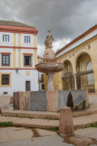 Plaza Del Potro Cordoba Andalusia Spain Square Mentioned Cervantes Novel — Fotografia de Stock