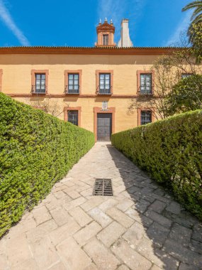 Sevilla, Endülüs, İspanya Alcazar mimarisinin ayrıntıları