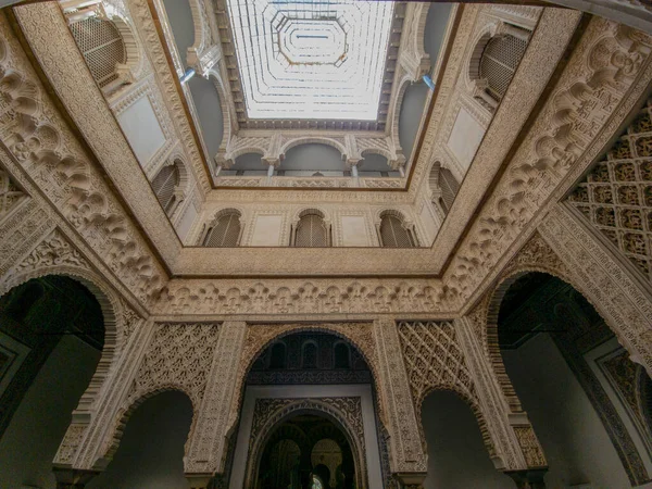 Details Architecture Alcazar Seville Andalusia Spain — Stock Photo, Image