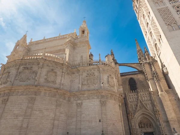 Architektura Nádherné Katedrály Seville Andalusie Španělsko — Stock fotografie