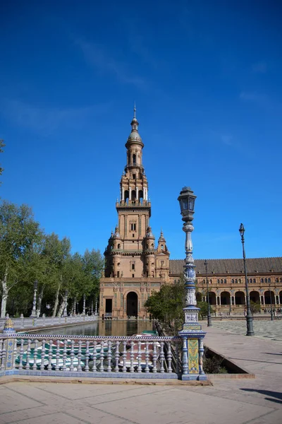 Magnifika Spanska Stegen Staden Sevilla Andalusien — Stockfoto
