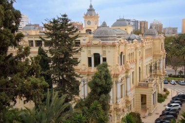 Endülüs, İspanya 'daki Malaga kentinin mimarisi.