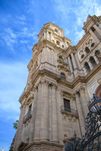Vista Hermosa Catedral Málaga Andalucía España —  Fotos de Stock