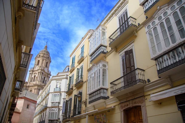 Архитектурный Вид Красивый Кафтан Малаге Андалусия Испания — стоковое фото