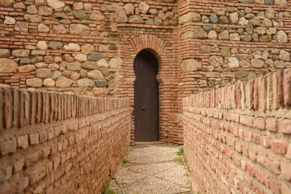 Detalle Arquitectura Del Alcázar Málaga Andalucía España —  Fotos de Stock