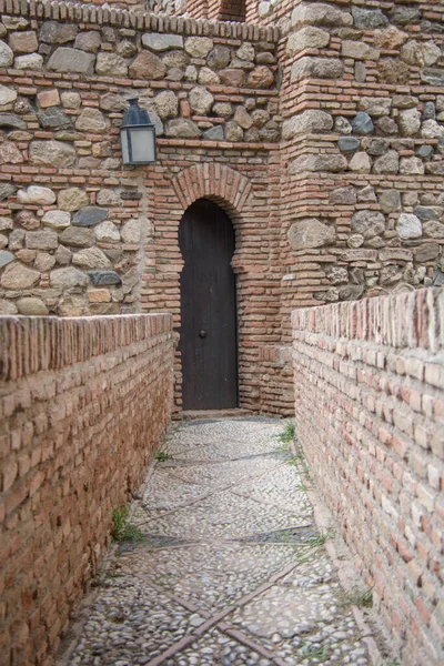 Malaga, Endülüs, İspanya Alcazar mimarisinin ayrıntıları