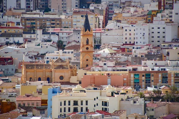 Veduta Della Città Malaga Andalusia Spagna — Foto Stock