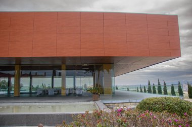 winery building of Jerez de la Frontera, Andalusia, Spain. 