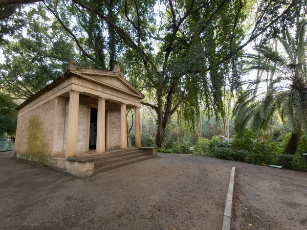 Wunderschöner Historischer Botanischer Garten Der Empfängnis Von Malaga Andalusien Spanien — Stockfoto