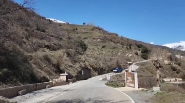 View of the area of the town of Trevelez, in the Sierra Nevada of Andalusia, Spain