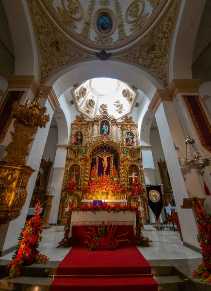 Church Town Orgiva Sierra Nevada Andalusia Spain — Stock Photo, Image