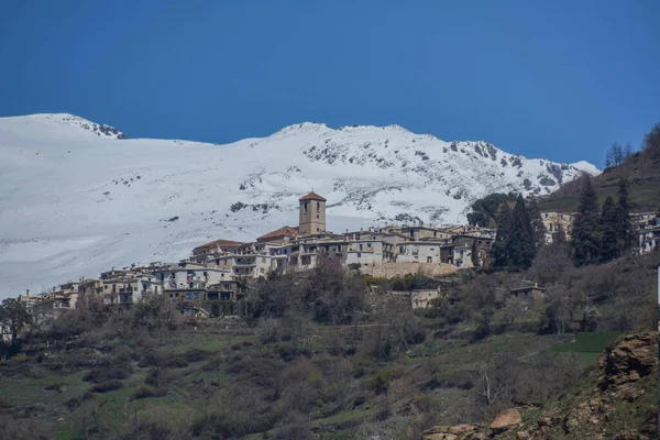 View Area Town Pampaneira Sierra Nevada Andalusia Spain — Stok fotoğraf
