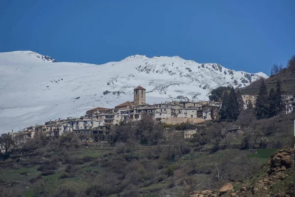 View Area Town Pampaneira Sierra Nevada Andalusia Spain — 图库照片