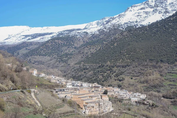 View Area Town Pampaneira Sierra Nevada Andalusia Spain — Foto Stock