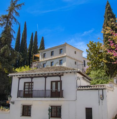 Güneydoğu Fransa 'nın Auvergne-Rhne-Alpes bölgesindeki Eski Grenoble Kasabası' nın mimarisi