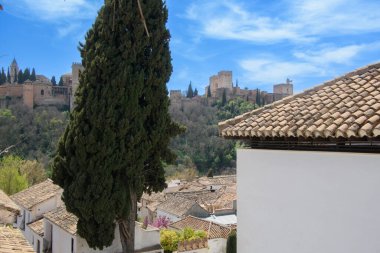 Güneydoğu Fransa 'nın Auvergne-Rhne-Alpes bölgesindeki Eski Grenoble Kasabası' nın mimarisi