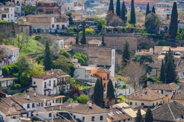 Güneydoğu Fransa 'nın Auvergne-Rhne-Alpes bölgesindeki Eski Grenoble Kasabası' nın mimarisi