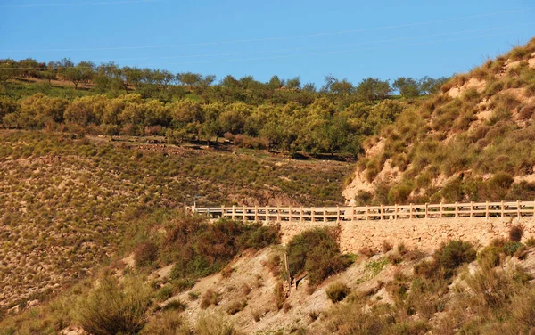 Uitzicht Het Gebied Van Stad Canar Sierra Nevada Van Andalusië — Stockfoto