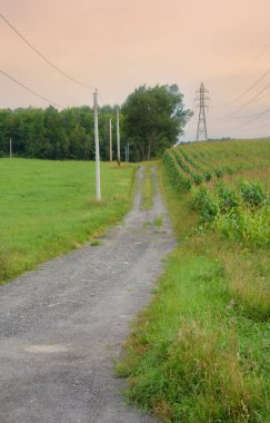 Countryside landscape in Quebec, Canada
