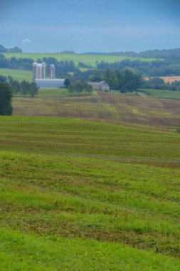 countryside landscape in the province of Quebec