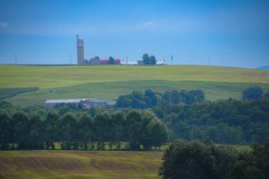 countryside landscape in the province of Quebec