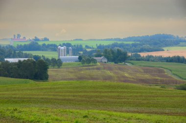  countryside landscape in the province of Quebec