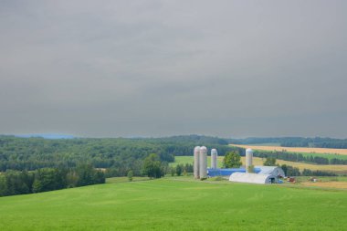  countryside landscape in the province of Quebec